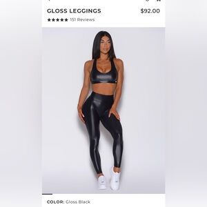 Bombshell Sportswear Black Fabric